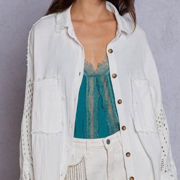 Oversized gauze shirt - Picture 4 of 4